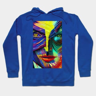 Fantasy abstract portrait Hoodie